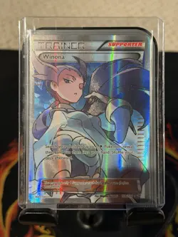 Pokemon XY Roaring Skies Full Art Trainer Winona 108/108 Ultra Rare Holo Card - Image 1