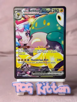 Iono's Bellibolt EX 183/159 Card 'B' Journey Together SIR TCGKITTEN - Image 1