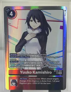 Digimon Card Game Yuuko Kamishiro BT22-083 SR Cyber Eden - Image 1