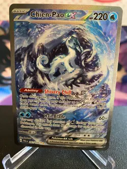 Pokemon Card - Chien-Pao ex Paldea Evolved 261/193 SV Special Illustration Rare - Image 1