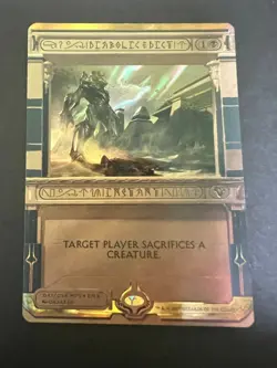 Diabolic Edict - NM - Masterpiece Series: Amonkhet Invocations Foil MTG - Image 1