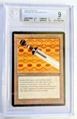 MTG LEGENDS Sword of the Ages BGS GRADE 9 - Image 1