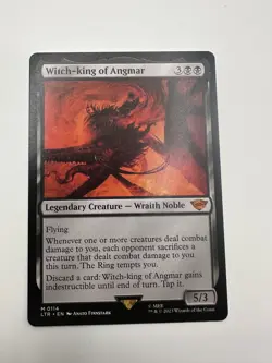 Witch-king of Angmar Universes Beyond: the Lord of the Rings Regular MTG NM - Image 1