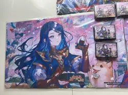 MTG Wandering Emperor cherry blossoms viewing Playmat Sleeve Set of 3 types JP - Image 3
