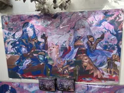 MTG Wandering Emperor cherry blossoms viewing Playmat Sleeve Set of 3 types JP - Image 4