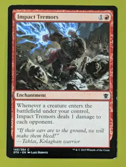 Impact Tremors x1 Dragons of Tarkir 1x MTG Magic the Gathering - Image 1