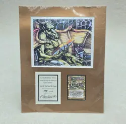 Magic the Gathering Legends ART PRINT 95/250 Nicol Bolas Signed Artist Proof - Image 2
