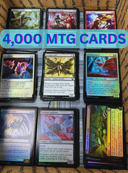 INSTANT COLLECTION | 4000+ MAGIC THE GATHERING MTG BULK LOT W. RARES AND FOILS! - Image 1