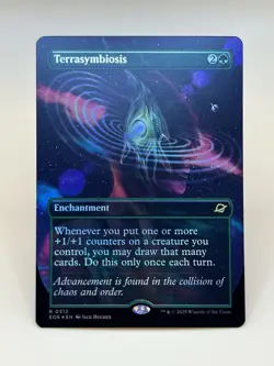 MTG ~ Terrasymbiosis ~ (Borderless) FOIL #312 EOE Edge of Eternities : NM - Image 1