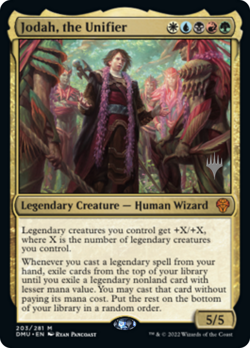 mtg magic Jodah, the Unifier promo ENGLISH Jodah l'Unificateur dominaria - Image 1