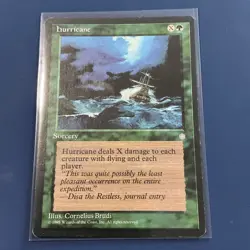 Hurricane , Ice Age , #249 MTG Uncommon MP - Image 1