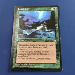 Hurricane , Ice Age , #249 MTG Uncommon MP - Image 2