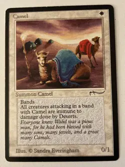 Magic the Gathering MTG Arabian Nights Camel LP (Beta Bob) - Image 1