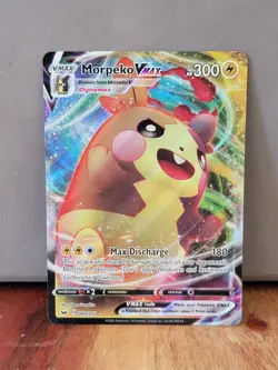 Morpeko VMAX 080/202 Ultra Rare SWSH01: Sword & Shield Base Set Pokemon Card - Image 1