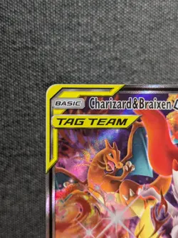 Charizard & Braixen GX SM230 2019 Tag Team Black Star Promo Pokemon Card - Image 3