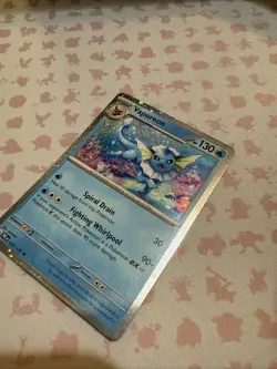 Vaporeon 022/131 Cosmos Holo Prismatic Evolutions NM Pokemon TCG Card - Image 2