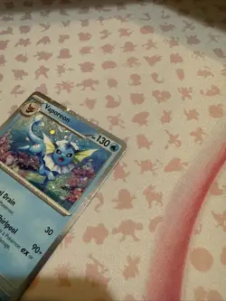 Vaporeon 022/131 Cosmos Holo Prismatic Evolutions NM Pokemon TCG Card - Image 3