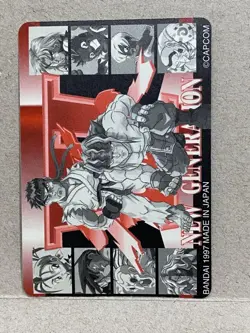 Street Fighter Ibuki Trading Card 1997 Holo Bandai Japanese Slip - Image 2