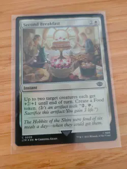 MTG Second Breakfast (FOIL) 0029 Lord of the Rings M/NM Free UK P&P - Image 1