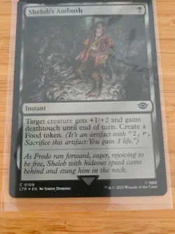 MTG Shelob's Ambush (FOIL) 0108 Lord of the Rings M/NM Free UK P&P - Image 1