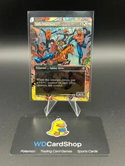 Web Warriors BORDERLESS SCENE #203 MTG Spiderman Magic Card - Image 1