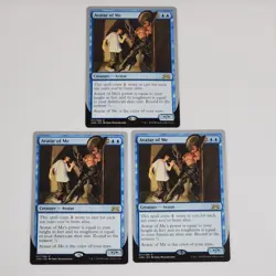 x3 Avatar Of Me MTG Magic the Gathering 017/107 Unsanctioned NM Card Lot Blue - Image 1
