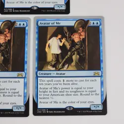 x3 Avatar Of Me MTG Magic the Gathering 017/107 Unsanctioned NM Card Lot Blue - Image 4