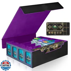 PROMAXIBINDER MTG Trading Card Storage Box with Playmat Fits 4000+ Cards, 4-R - Image 1