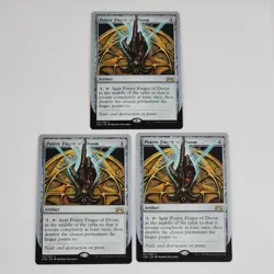 x3 Pointy Finger Of Doom MTG Magic the Gathering 81/107 Unsanctioned NM Card Lot - Image 1