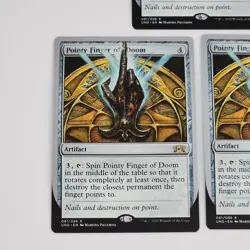 x3 Pointy Finger Of Doom MTG Magic the Gathering 81/107 Unsanctioned NM Card Lot - Image 3