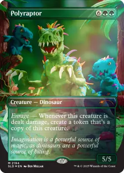 🌟 Polyraptor FOIL PLAY-Doh Secret Lair MTG PRESALE🌟 - Image 1