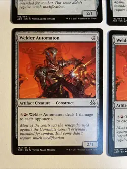 4x Mtg Aether Revolt Welder Automaton NM Magic Karte Magic The Gathering - Image 2