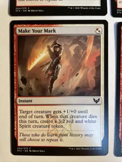 4x Mtg Strixhaven Make Your Mark NM/M Magic The Gathering - Image 2