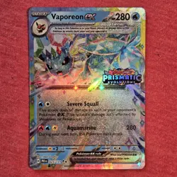 Pokemon Prismatic Evolutions Surprise Box: Vaporeon 023/131 Promo - NM - Image 1