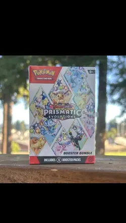 Pokemon SV Prismatic Evolution Booster Trading Card Bundle - Image 1