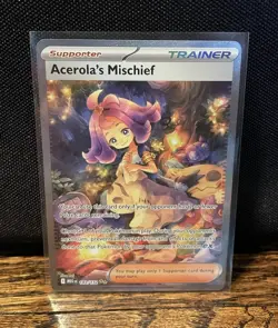 Pokemon TCG - Acerola's Mischief 183/132 SIR Mega Evolution - NM - Image 1