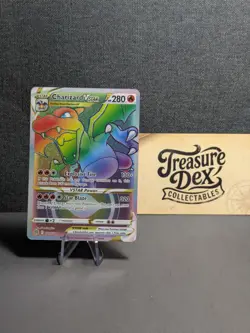 Pokemon TCG: Charizard VSTAR 174/172 Brilliant Stars Rainbow Secret Rare - Image 1