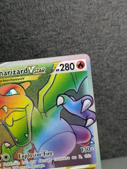 Pokemon TCG: Charizard VSTAR 174/172 Brilliant Stars Rainbow Secret Rare - Image 4