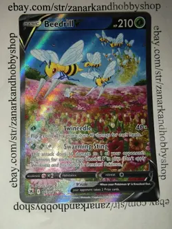 Pokemon Beedrill V 161/189 Astral Radiance LP - Image 2