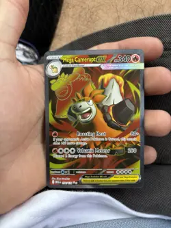 Pokemon MEGA CAMERUPT EX 156/132 - Mega Evolution - ULTRA RARE FULL ART - MINT - Image 1