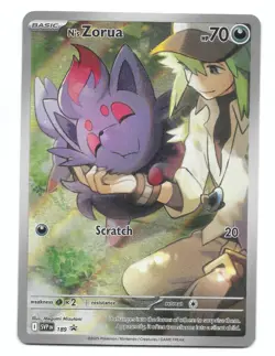 N's Zorua 189 Sv: Scarlet & Violet Promo Cards Holo Pokemon TCG - NM - Image 1