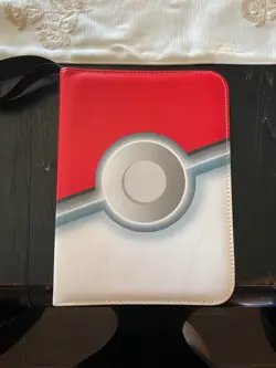 Pokemon Binder With 4-slot pages, 50+ pages for holding Pokemon collection - Image 1