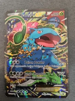 Venusaur EX XY123 Pokemon XY Promo Ultra Rare Card XY TCG Black Star Promo - Image 1