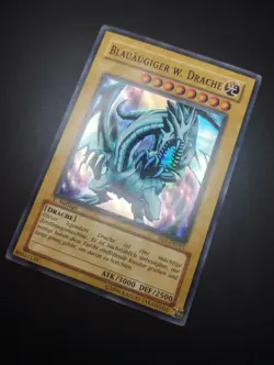 YUGIOH 2004 | BLUE-EYES WHITE DRAGON | SKE-DE001 | 1ST GERMAN | VG - EXCELLENT - Image 3