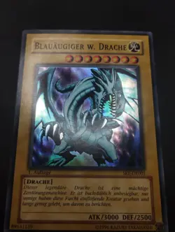 YUGIOH 2004 | BLUE-EYES WHITE DRAGON | SKE-DE001 | 1ST GERMAN | VG - EXCELLENT - Image 5