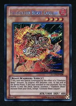 Gladiator Beast Laquari - LCGX-EN238 - Secret Rare - Yugioh - Image 1