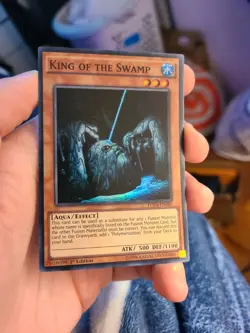 Yugioh King of the Swamp FUEN-EN040 1st Super Rare - Image 1