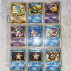 Pokemon pocket monsters cards 1996 Japanese Version Lot Of 34 Cards - Image 2