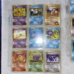 Pokemon pocket monsters cards 1996 Japanese Version Lot Of 34 Cards - Image 4