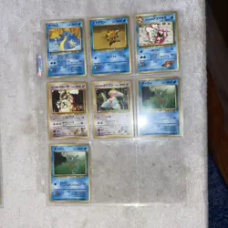 Pokemon pocket monsters cards 1996 Japanese Version Lot Of 34 Cards - Image 5